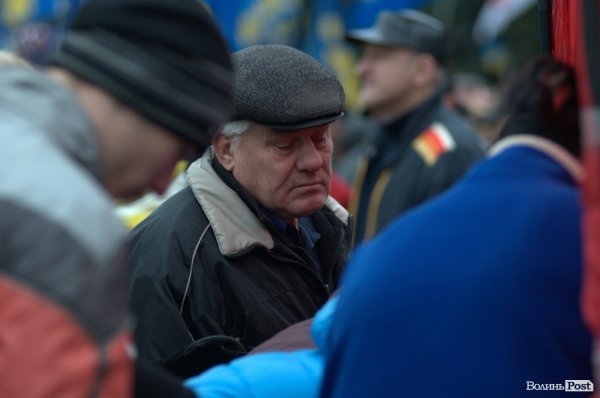 Народне віче «За європейську Україну!» в Луцьку. ФОТО