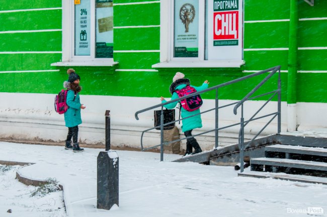 Засніжений Луцьк. ФОТОРЕПОРТАЖ