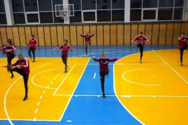 Футболісти «Волині» на фітнесі. ФОТО