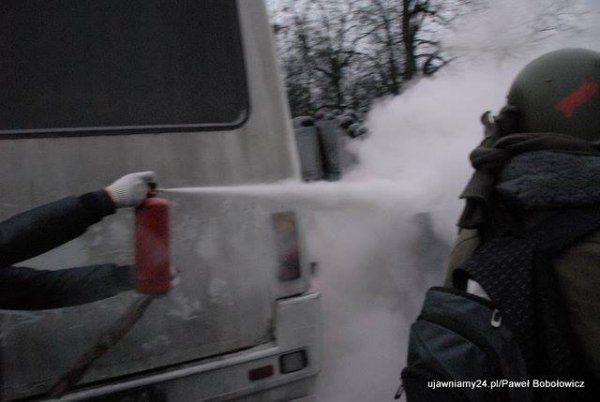 Сутички на Грушевського: фотовраження поляка