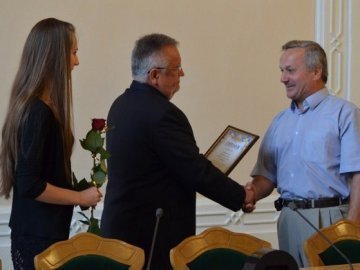 Волинські журналісти отримали нагороди з рук владців. ФОТО