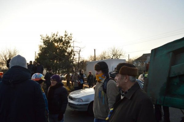 Як пікетували маєток Пшонки. ФОТО