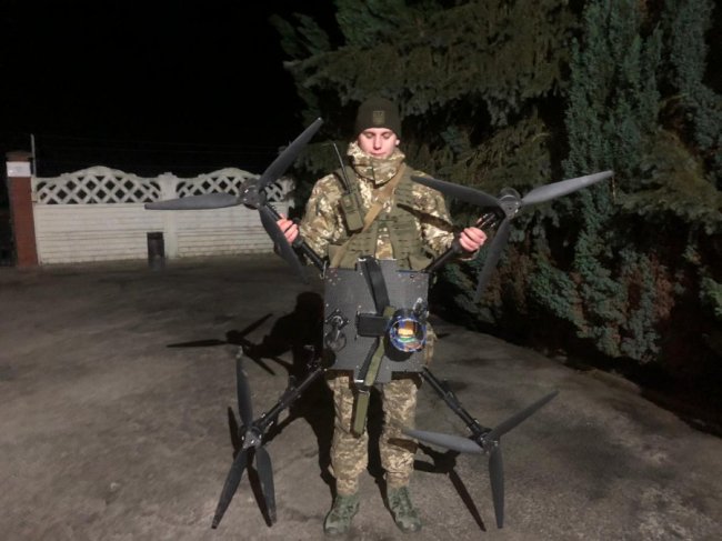 На Волині прикордонники «приземлили» дрон контрабандистів. ФОТО