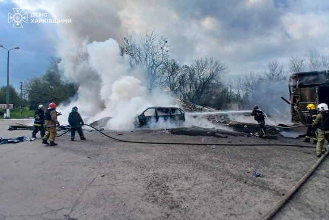 Росіяни від ранку атакували вже 5 заправок на Харківщині: є постраждалі