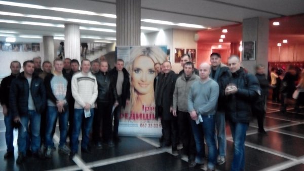 Ірина Федишин співала на концерті для волинських атовців. ФОТО