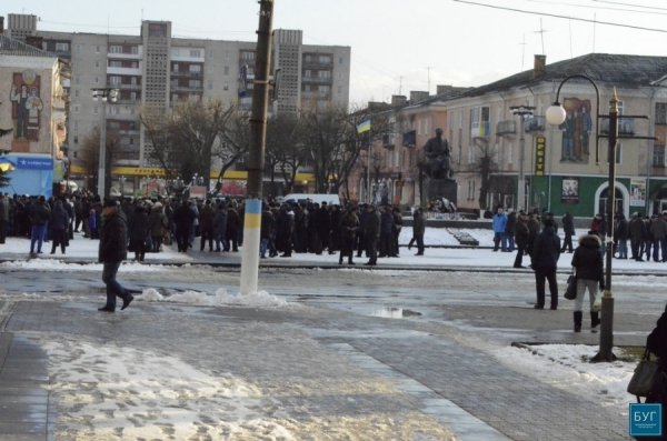 У Нововолинську - мітинг на підтримку шахтарів. ФОТО