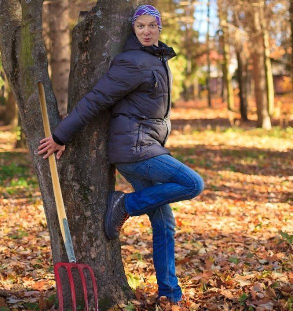 Ляшко в осінньому листі «взірвав» соцмережі. ФОТО