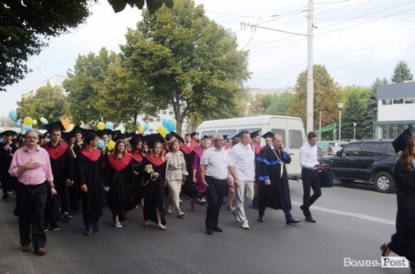 Інавгураційне відкриття та посвята першокурсників СНУ імені Лесі Українки. ФОТО