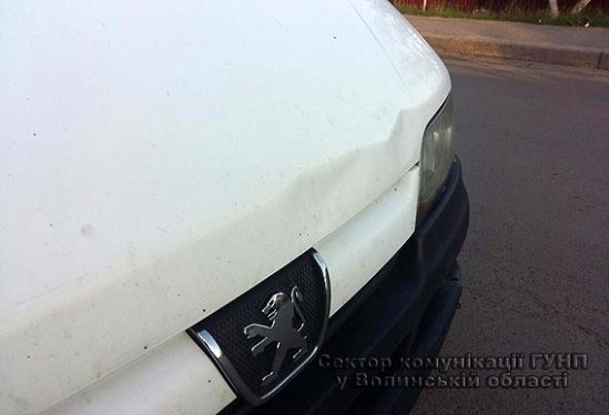 ДТП на Волині: госпіталізували двох дітей. ФОТО