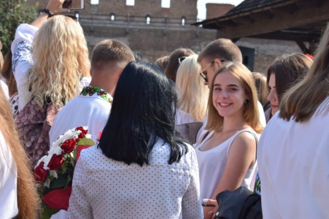 Першокурсників Луцького педколеджу посвятили у студенти. ФОТО