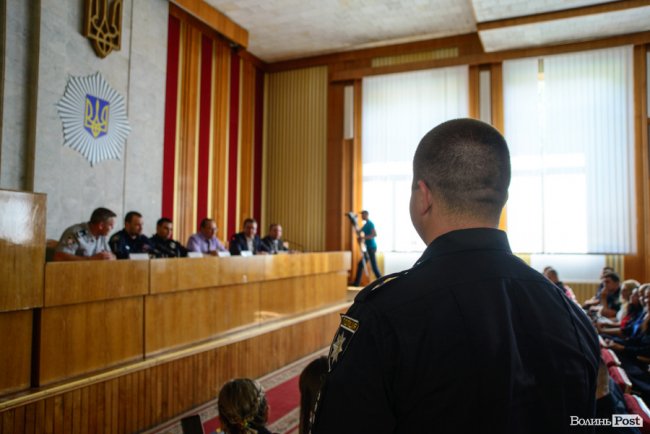 Подяки попередньому і завдання новому: як представляли головного патрульного Волині. ФОТО
