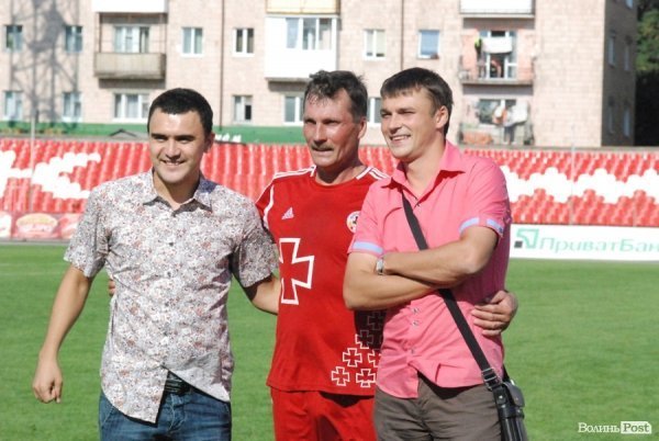 Матч поколінь в Луцьку: ветерани «Волині» проти сучасників. ФОТО