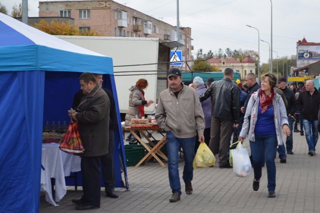 У центрі Ковеля влаштували осінній ярмарок