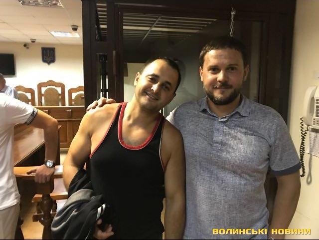 Роман Демидюк з керівник фонду Ігоря Палиці «Тільки разом» Олександром Товстенюком