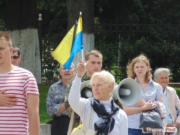 Народне віче у Луцьку. ФОТО