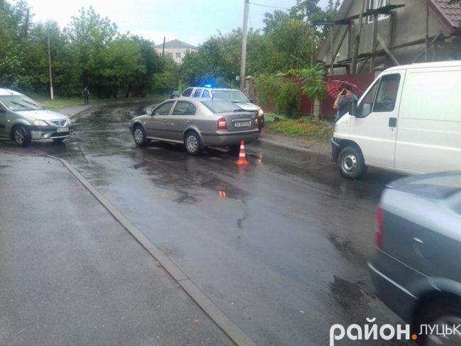 У Луцьку «поцілувалися» Skoda і Fiat