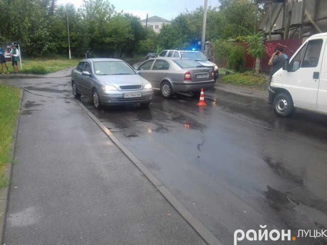 У Луцьку «поцілувалися» Skoda і Fiat