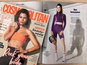 Велочемпіонка з Луцька Яна Беломоїна потрапила на сторінки українського глянцю