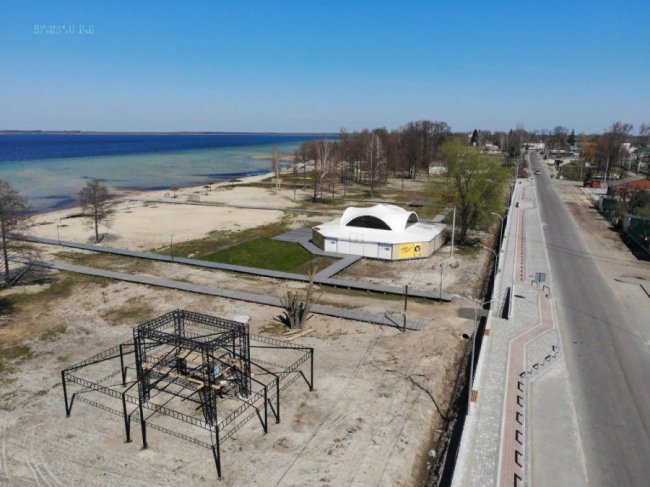 Весняний Світязь і оновлена набережна з висоти пташиного польоту. ФОТО