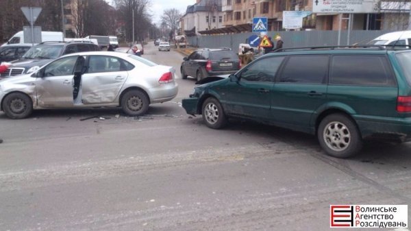 У Луцьку - ДТП на Шопена. ФОТО