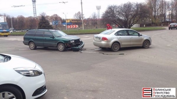 У Луцьку - ДТП на Шопена. ФОТО