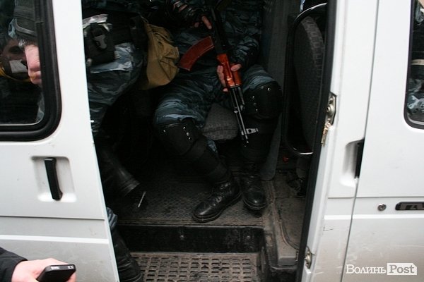 Штурм волинської міліції. ФОТО