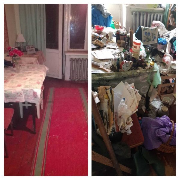 Бруд, таргани і миші: у Ковелі пенсіонерка перетворила квартиру на смітник. ФОТО