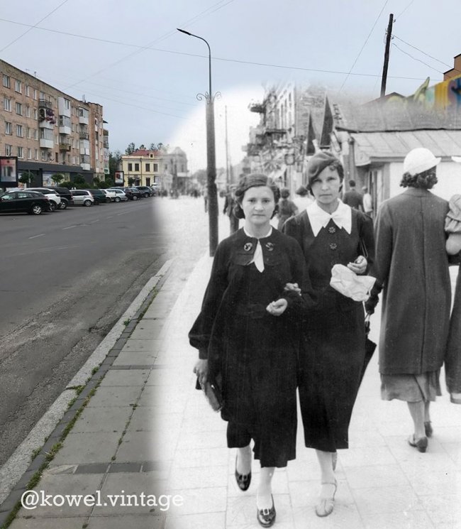 Показали прогулянку волинян майже сто років тому. РЕТРОФОТО