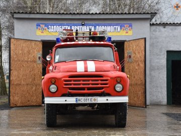 На Волині відкрили 102-ий підрозділ місцевої пожежної охорони. ФОТО