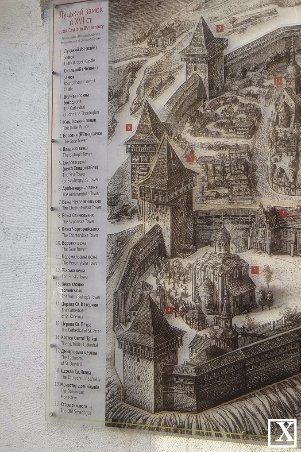 У Луцьку з’явилася велика настінна панорама замку XVI століття. ФОТО.