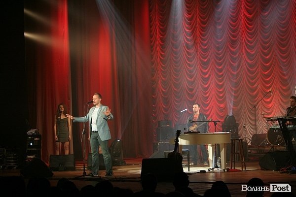 Концерт Павла Табакова у Луцьку. ФОТО