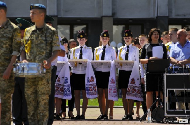 Фото випускного у військовому ліцеї в Луцьку