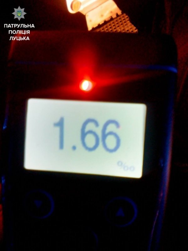 Луцького сімейного дебошира впіймали п’яним за кермом