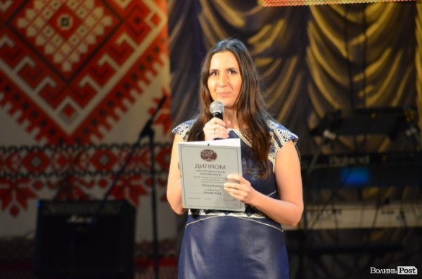 Організатор церемонії «Люди року-2014.Волинь» Олена Бекеша