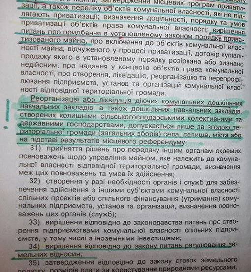 Витяги із законів України, які регулюють діяльність дитячих садків