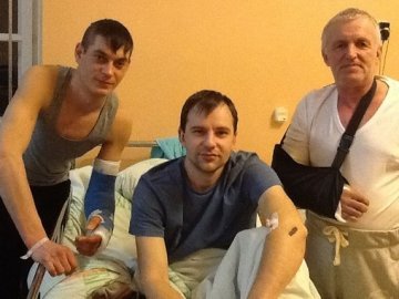 Поранений на Майдані лучанин лікується в Польщі й сподівається на операцію в США. ФОТО