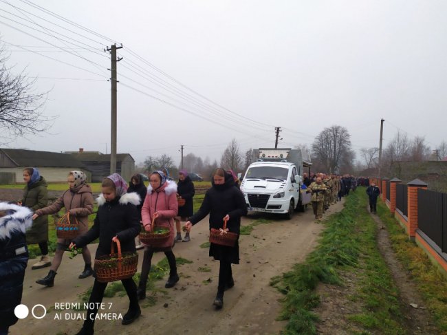 В перший день нового року на Волині попрощалися з Героєм Богданом Багликом. ВІДЕО