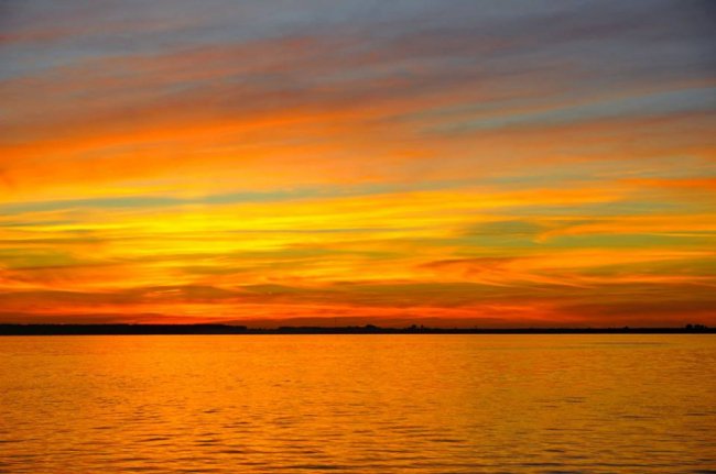 Золотий захід сонця на Світязі: чарівні фото