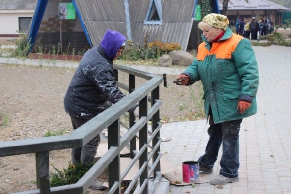 У Луцькому зоопарку наводять чистоту до відкриття. ФОТО