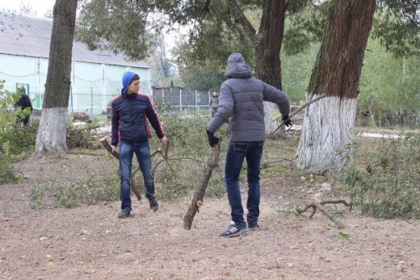 У Луцькому зоопарку наводять чистоту до відкриття. ФОТО