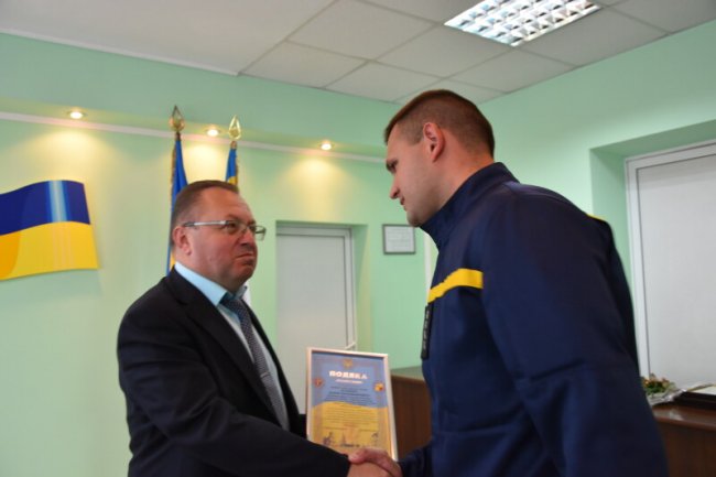 Як волинських рятувальників вітали з професійним святом. ФОТО