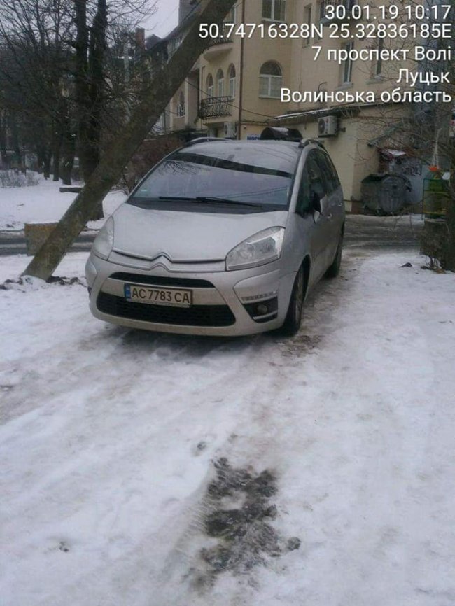 Луцькі муніципали покарали автохамів. ФОТО