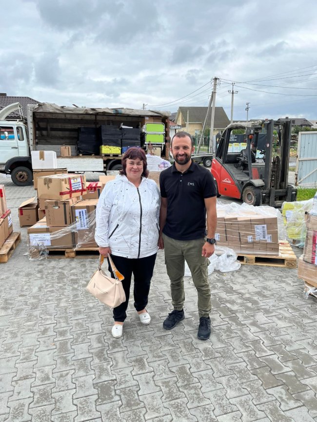 Громада на Волині отримала допомогу з Румунії. ФОТО