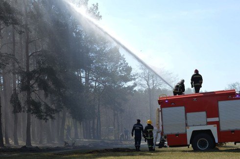 Як працювали разом волинські лісівники і рятувальники на протипожежних навчаннях. ФОТО, ВІДЕО