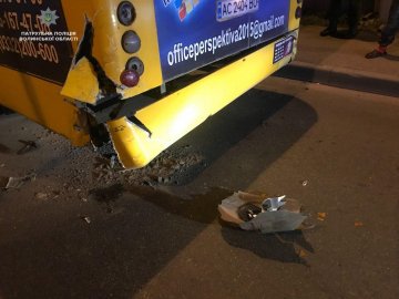 У Луцьку бус протаранив маршрутку