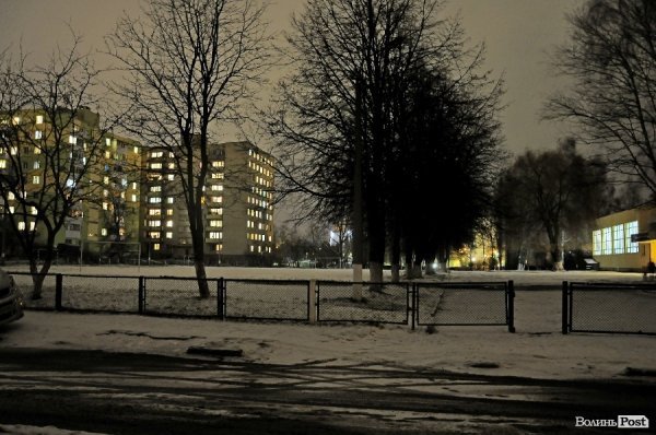 Сніг у Луцьку. ФОТО