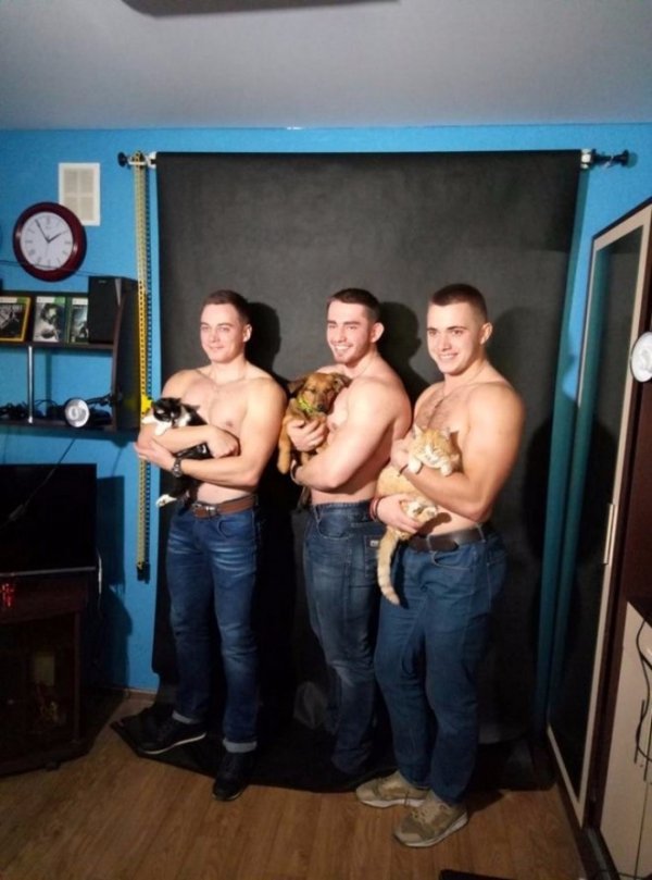 Голі та з котиками: луцькі спортсмени знялися для благодійного календаря