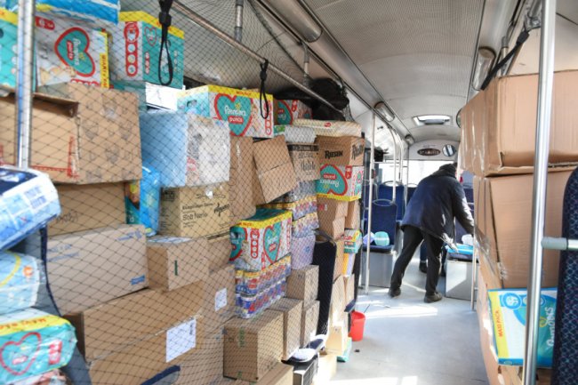 Литва подарувала Луцьку 6 автобусів з гуманітарною допомогою. ФОТО