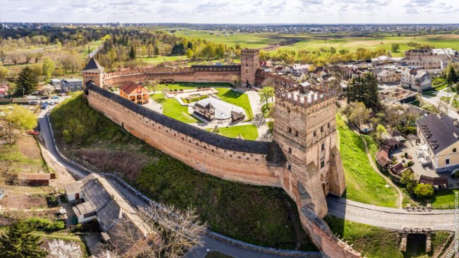 Оприлюднили фото замку Любарта з висоти