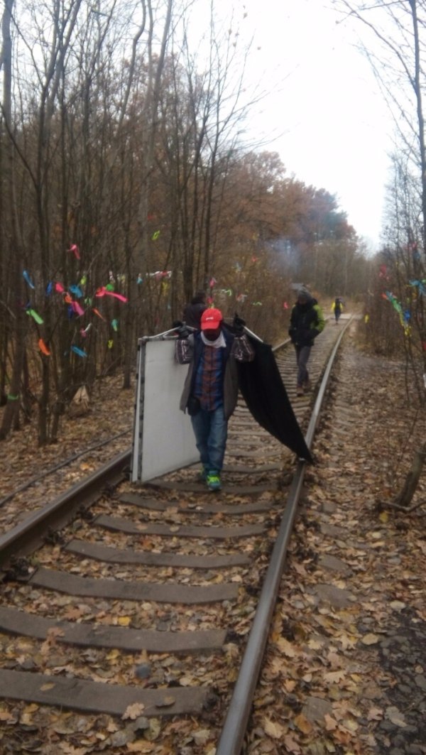 У рівненському «Тунелі кохання» знімають індійське кіно